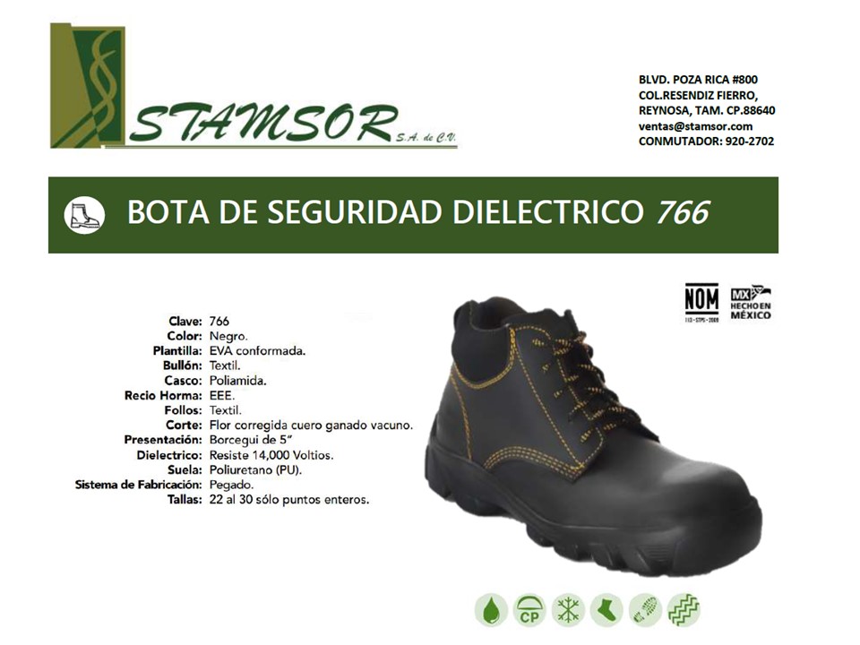 Ficha Técnica Botas De Seguridad Hw Ficha Técnica Botas De